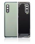 Cover With (F900) Plus) Silver) Glass Back 4G Fold Compatible Samsung Replacement Camera (Aftermarket Galaxy Lens (Space For