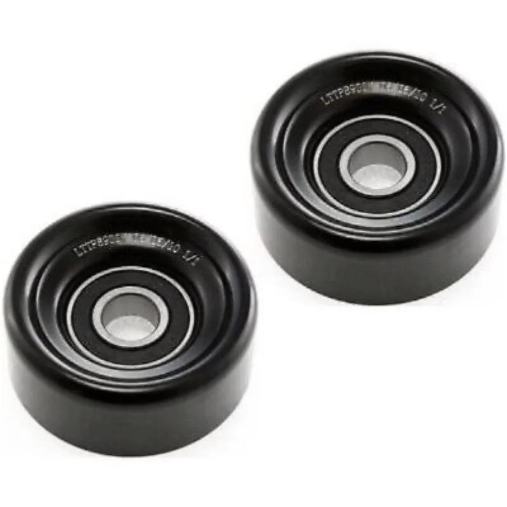 or Upper Accessory 2 Pulleys Side Right of Idler Passenger Teledu Driver Pair Set Belt