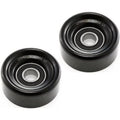 or Upper Accessory 2 Pulleys Side Right of Idler Passenger Teledu Driver Pair Set Belt