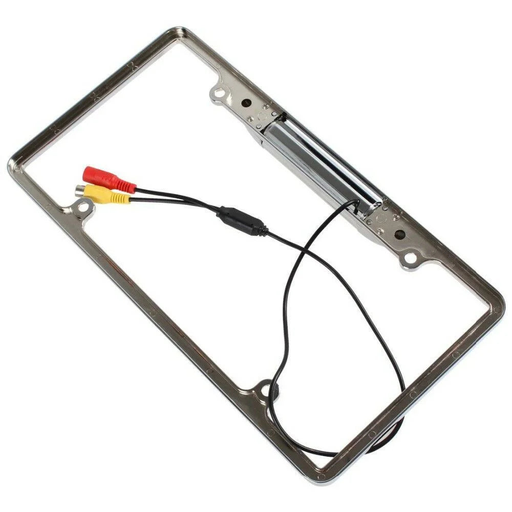 Camera Night CMOS Backup IR NEW Frame Vision Plate Car 8 US RearView 12V License