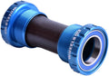 BSA Spindle, ABEC Manufacturing II Wheels Bracket Hollowtech 3, Teal - Bottom Shimano