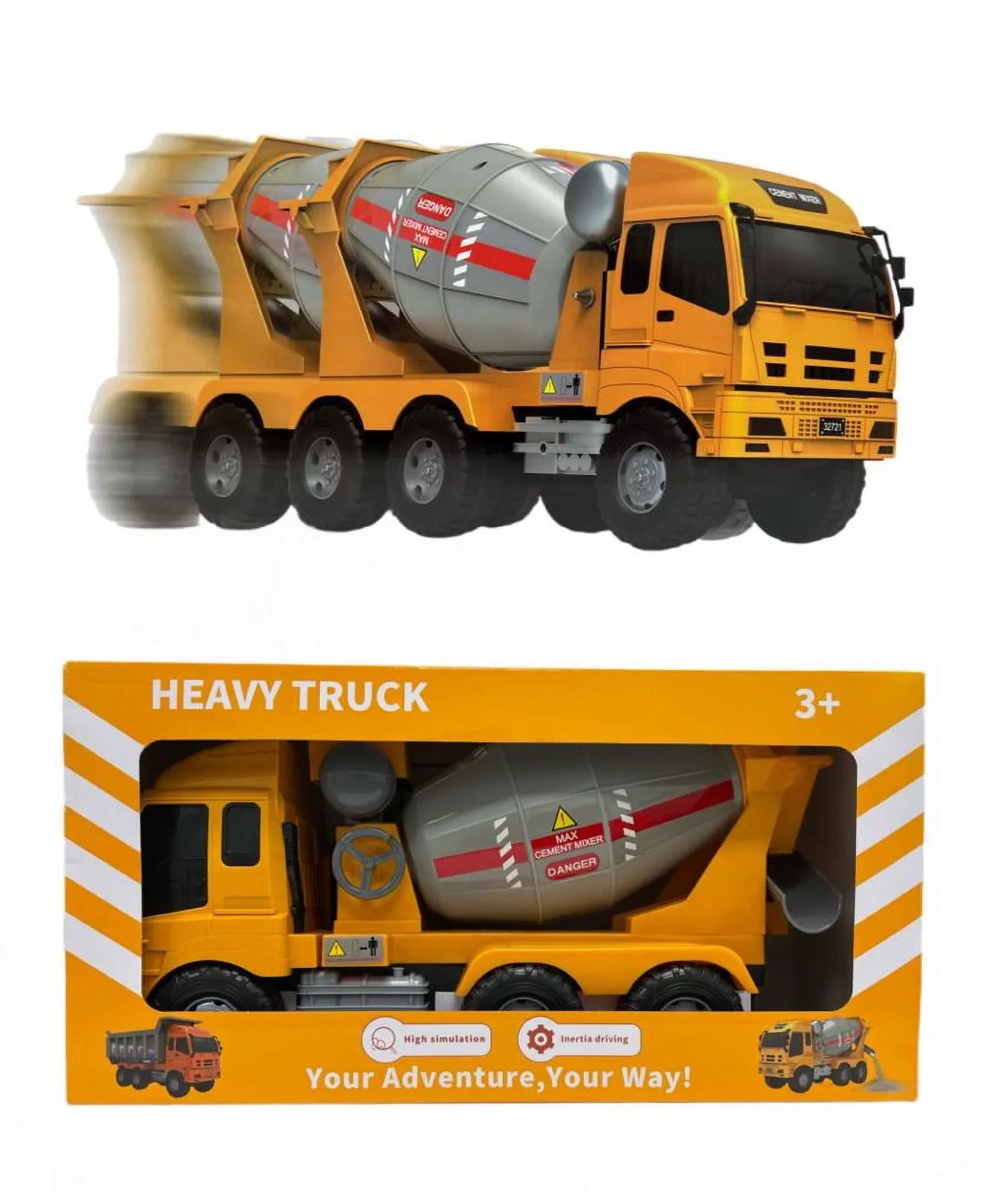 Daddy Concrete Big Mixer Truck Truck - Cool XL Cement Toy