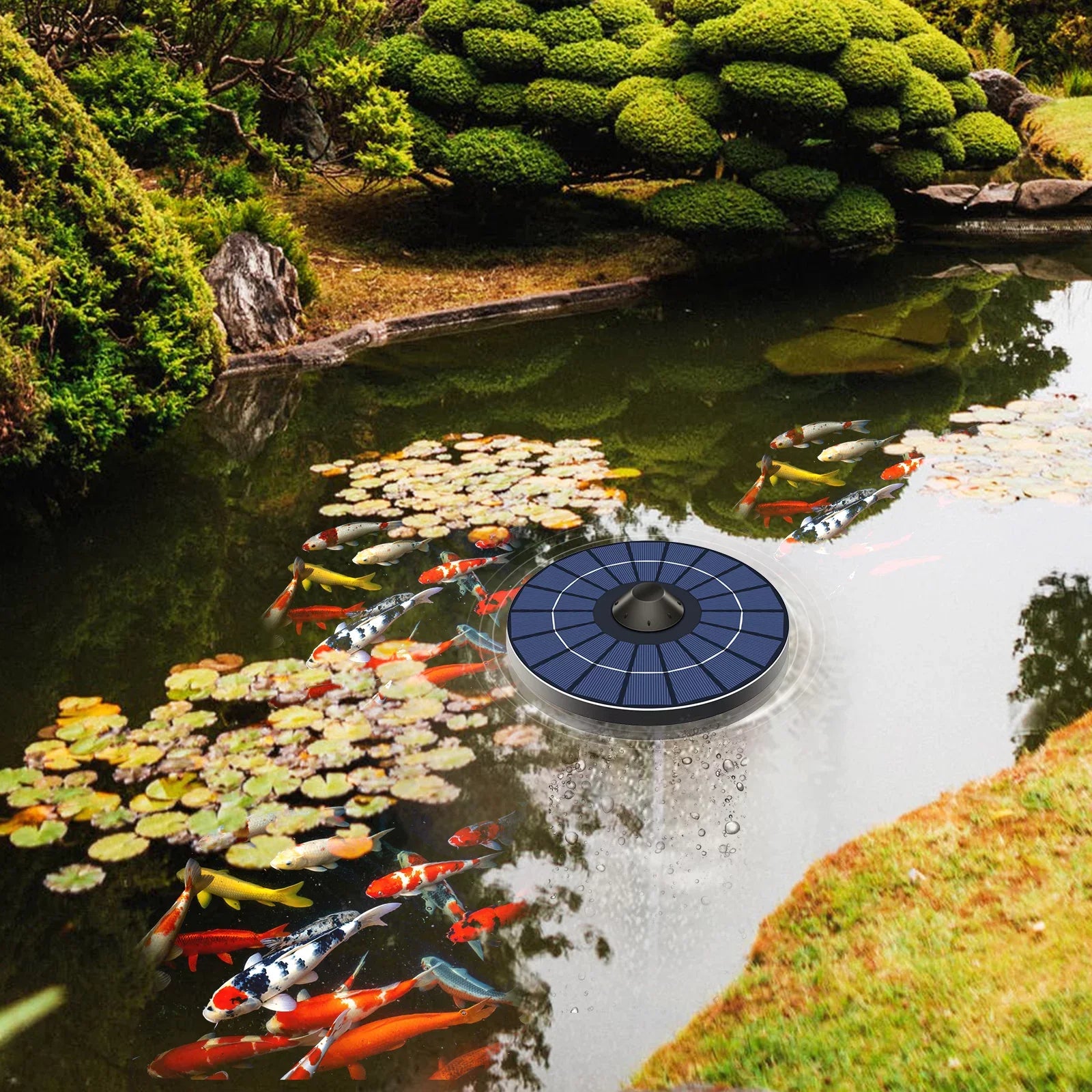 Bubble Aerator Tank Water Fish Pump Rookin Pump Small Air Small Pond Water Pristin Aerator Stone mewmewcat Aerator Stone Water Air Pond Stone Bubble Instrument,Pond Bubble Solar Pond Tank Air