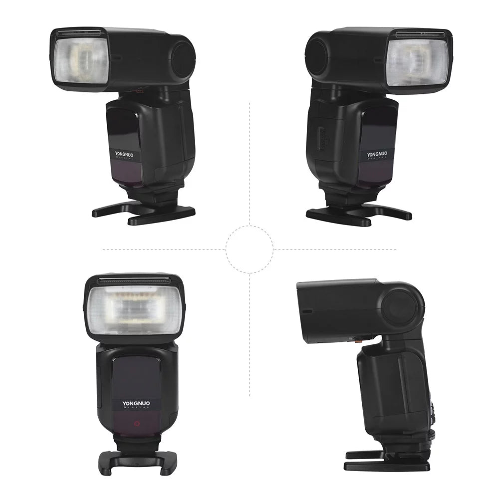 Speedlite Compatible II Wireless YN560 DSLR Flash Cameras Built-in HSS Yongnuo 5600K System YN968N Wireless TTL with 18000s YN622N for YONGNUO Nikon