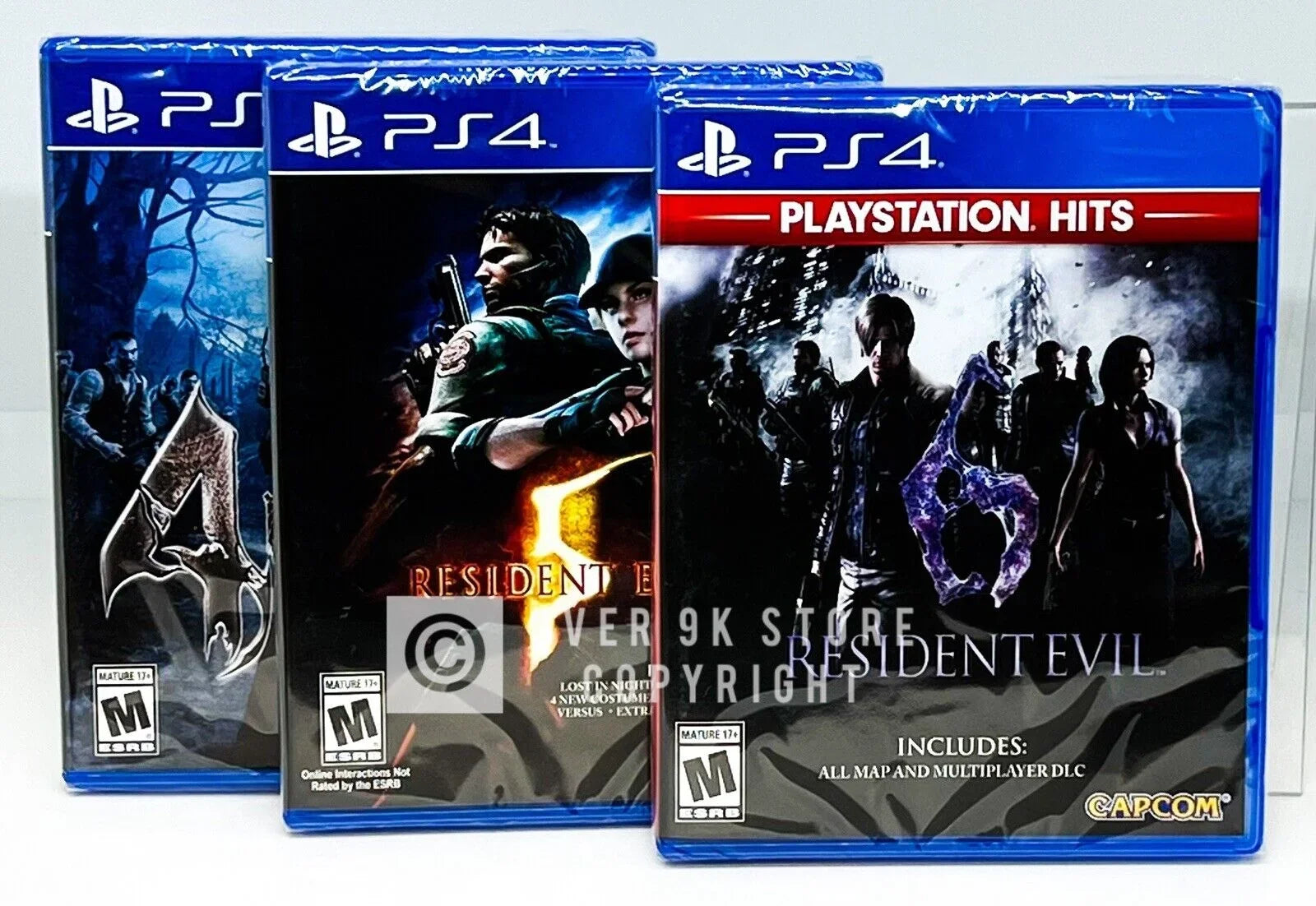 '+ PS4 + 6 4 Video - 4 Bundle 5 Game Evil Playstation Resident