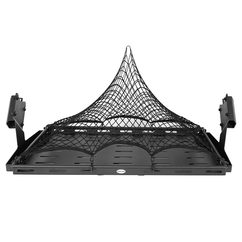 Fit Rack Bronco Basket Box Luggage Rear Black Road Cargo 2021-2023 Ford Hooke 4-Door