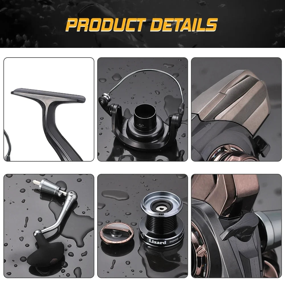13bb+1 Rookin Siuke Reel Boat Series BoatSea Reel,Sea Fishing 3000-10000 Ball Series 3000-10000 Reel 3000-10000 Ball lizard Reel