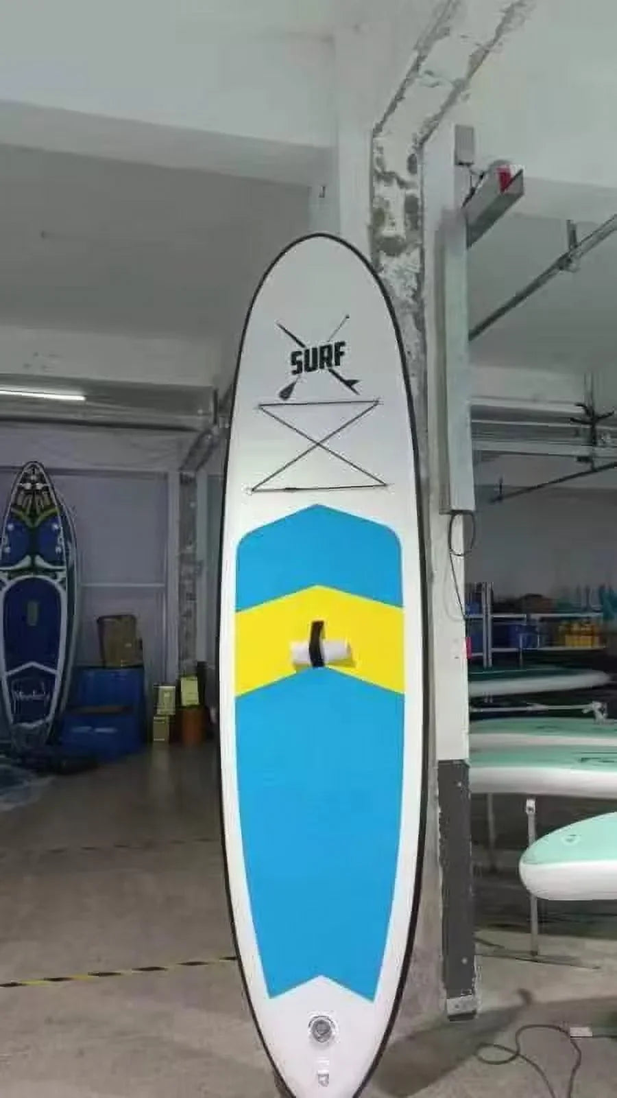 Board SUP Stand with Paddle & Board Summer for Up Youth Paddle Board Inflatable 120"x30"x6" Adults