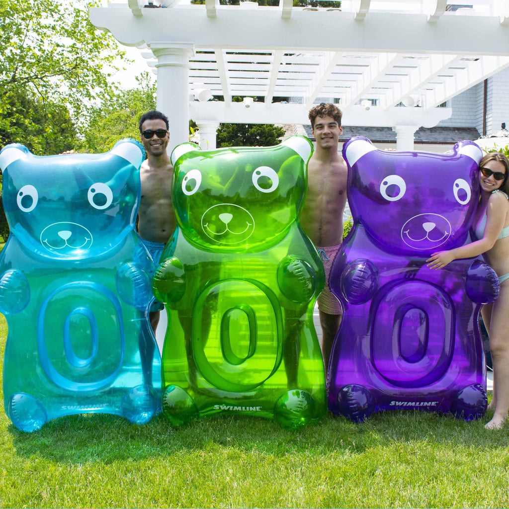 Bear Gummy Purple Float 60" Swimming Pool