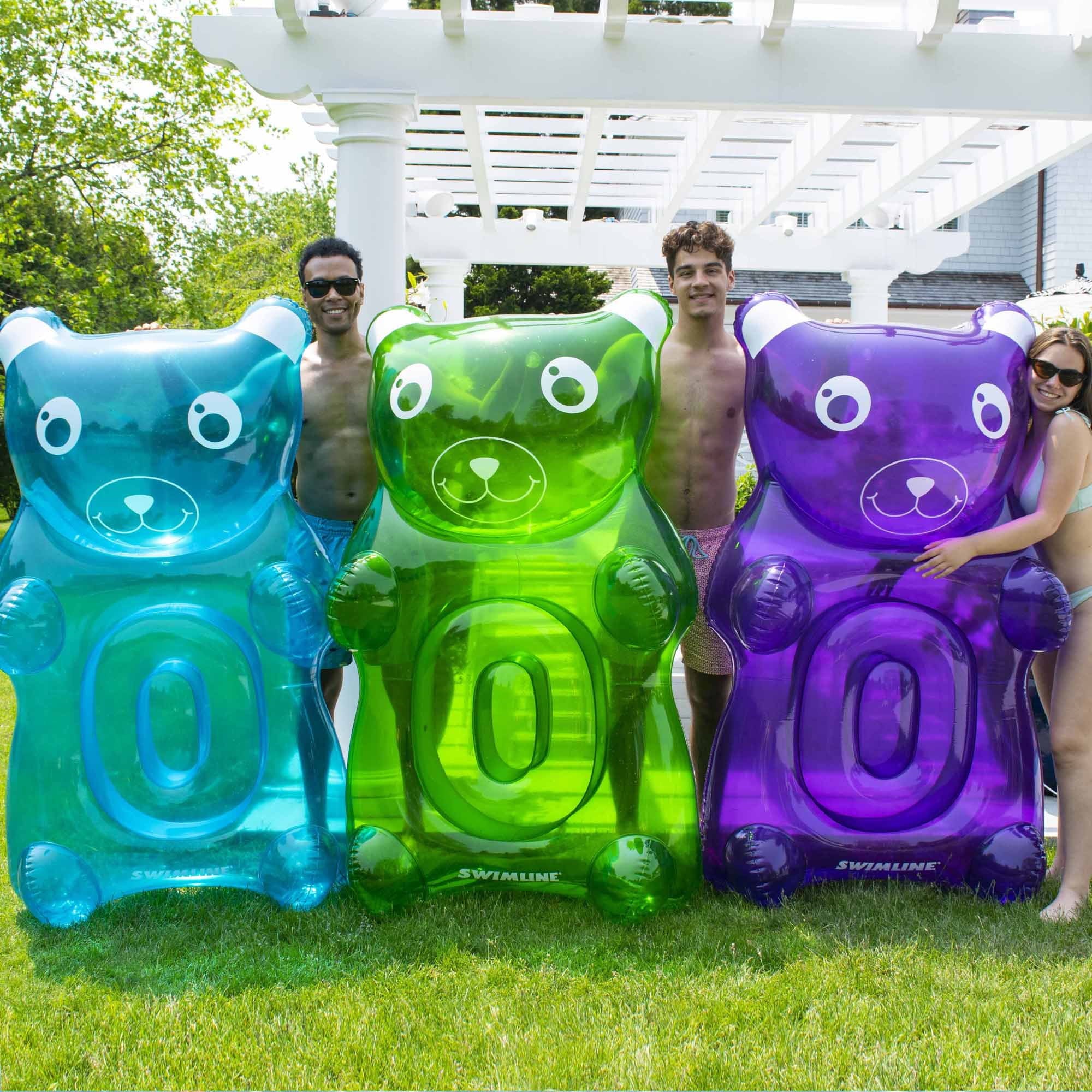 Bear Gummy Purple Float 60" Swimming Pool