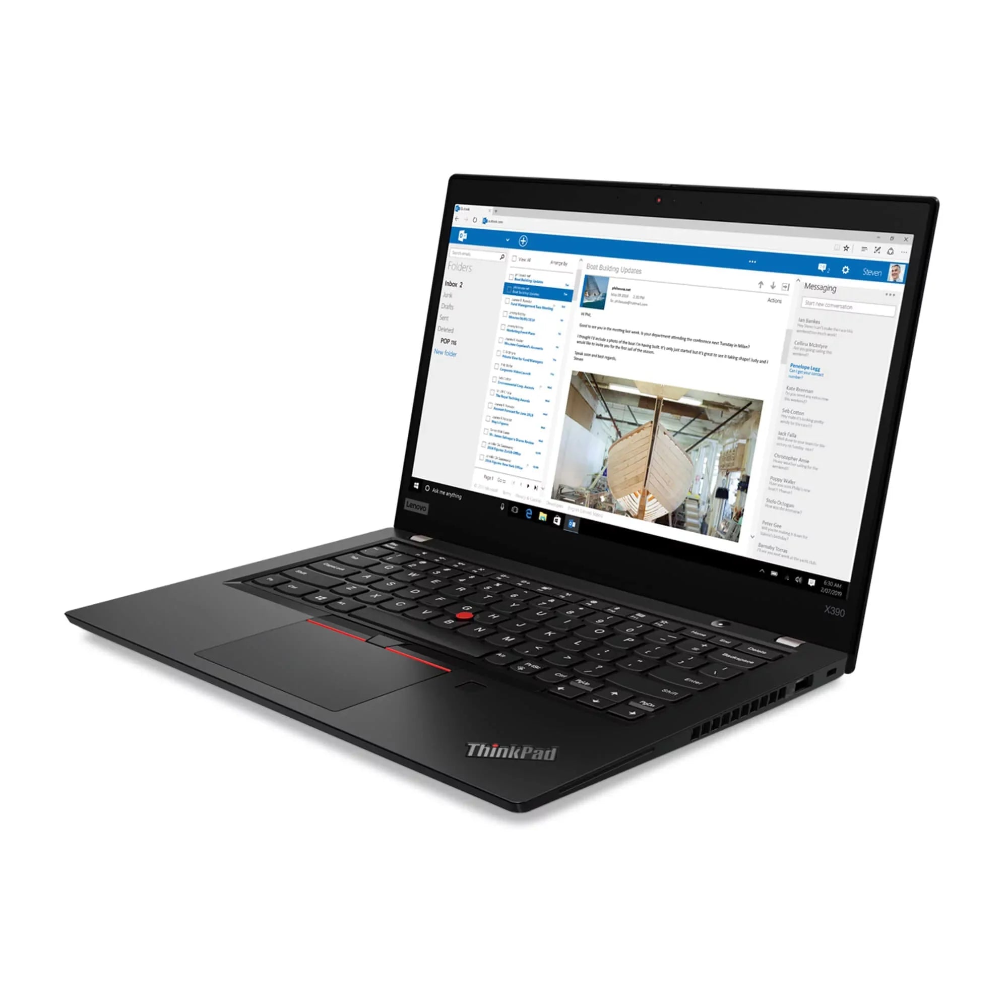 Thinkpad i5 X390 Core GB 13.3" W10P 16GB Lenovo Restored (Refurbished) 1.60 GHz 512 Laptop SSD Touch