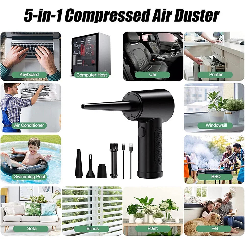 Cordless Computer 51000RPM Air Car For Cleaner Portable Air Electric Keyboard