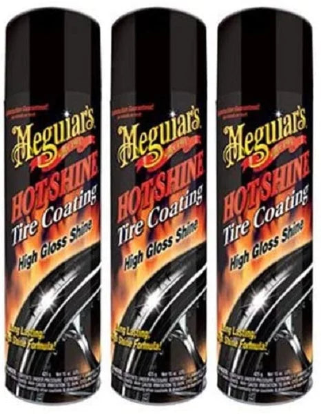 Gloss Shine Meguiar's Tire Coating 15 3 G13815 - Can Hot Oz Spray High