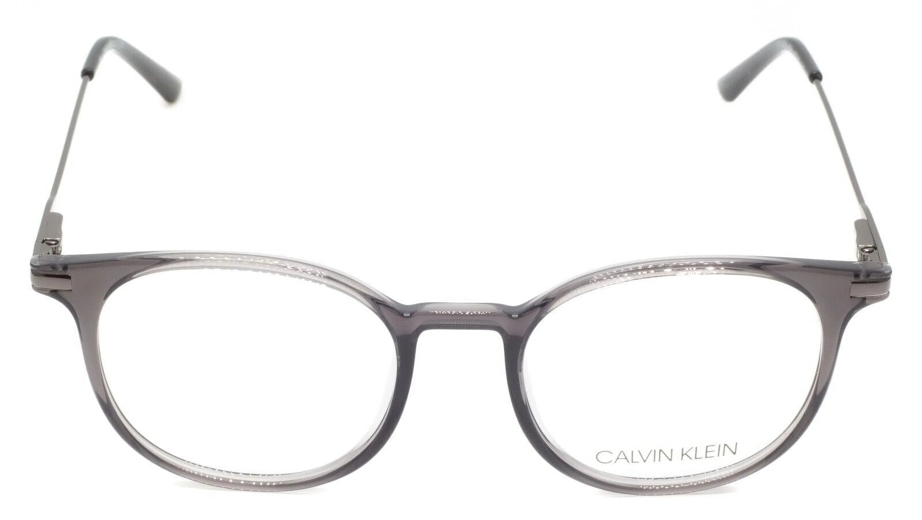 Charcoal Calvin Round 006 20704 Klein Crystal Women's Eyeglasses