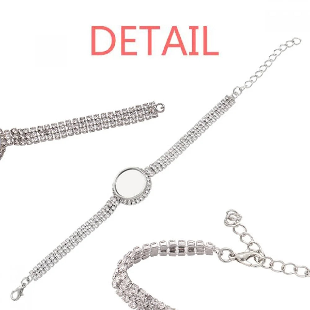 euan vienna Chain Bracelet flag Tennis Jewelry Diamond Anklet austrian