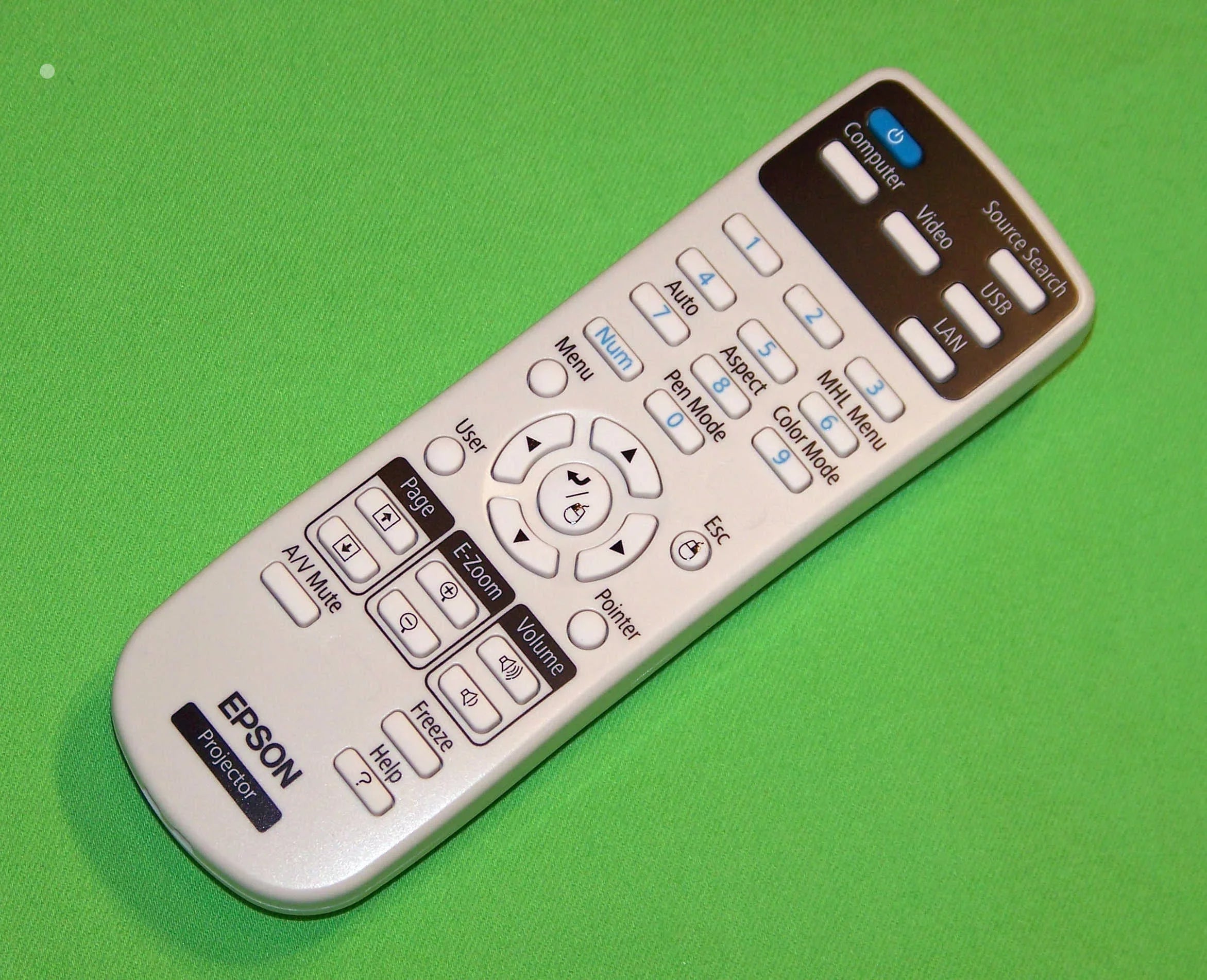 52c, Control 525W 520, With Remote Originally PowerLite 535W, Shipped Epson 530,