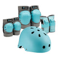 Helmet Helmet, Pad Toddler for Medium Protective S Adult, Skating, Bike, Set Knee Skateboard, Bike Gear Youth Wrist Guard Cycling Elbow Pad for SPOFINE Kids Blue