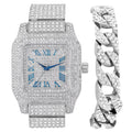 Cuban) Bling-ed Way - Gold R# (Silver Hop image Flashy Iced Will Watch 0513Sq Hypnotize Hip in product Square Blue a You Biggie Out