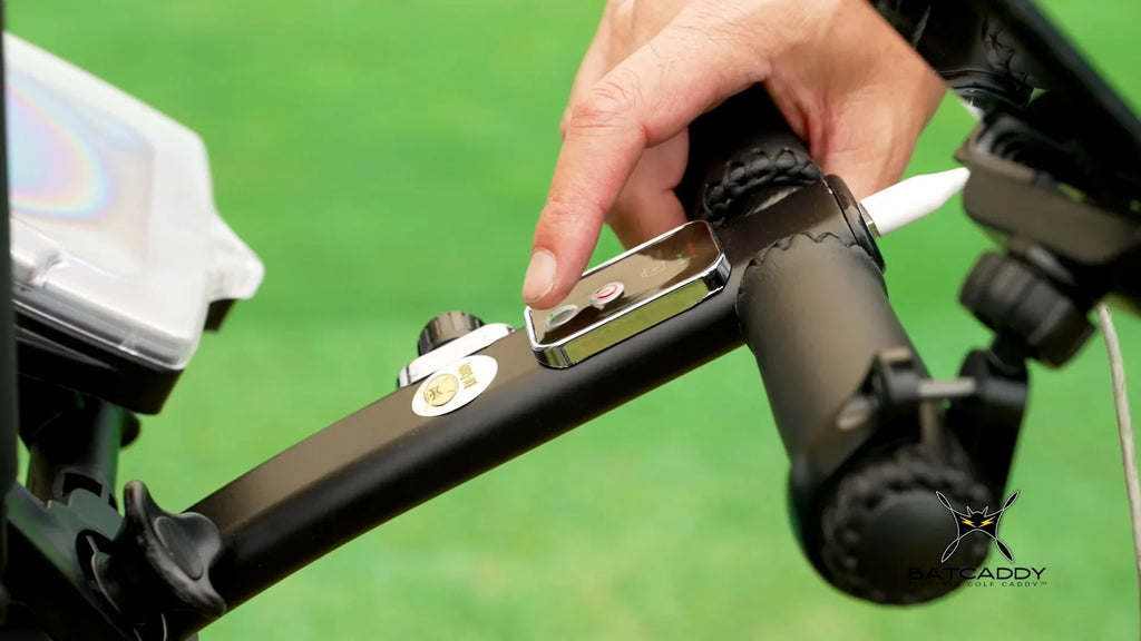 Dual and Lead 18-Hole Control, Wheel, Titanium and Push Downhill X3R Control, Golf Remote, Battery BATCADDY Sealed Silver Powered with 9-Speeds Cart Motor, Anti-Tip Cruise Reverse,