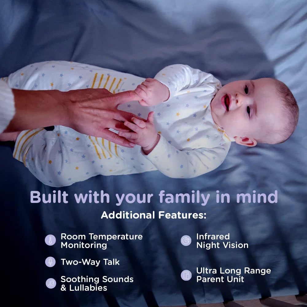 Connect Monitor Pan, Hubble Baby Wi-Fi Pal Zoom with Glow, Tilt, Function and Nursery