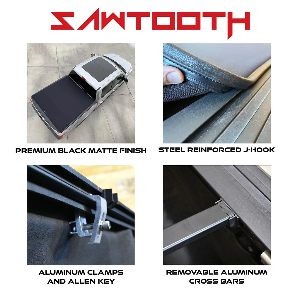 Cover 1500, Sawtooth 3500 Ram Expandable 5'-7" Tonneau with 2500, Bed | Compatible 2019-Present |