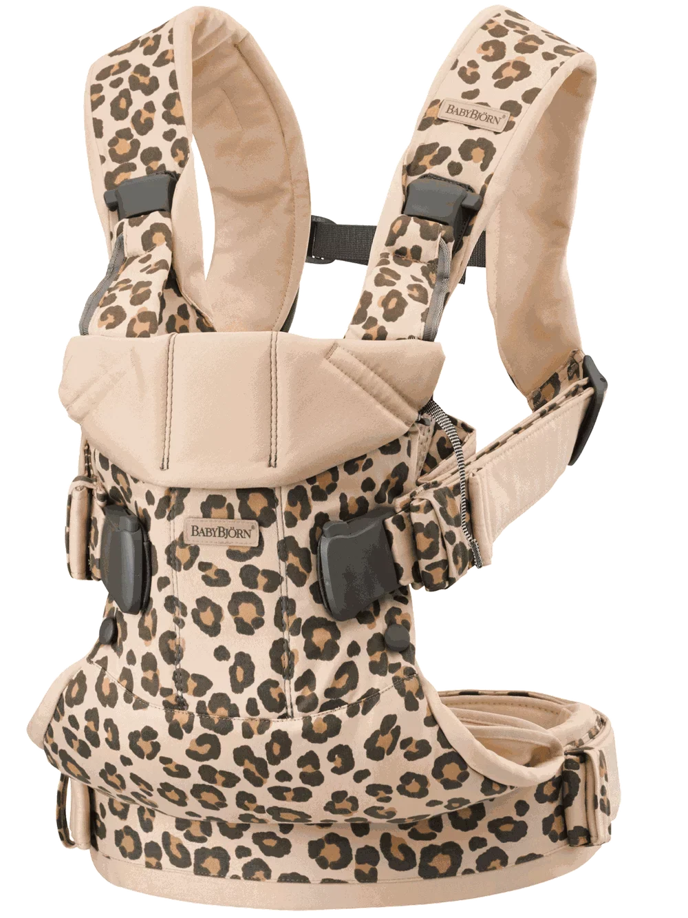 Carrier Mix, BabyBjorn Beige/Leopard One, Baby Cotton