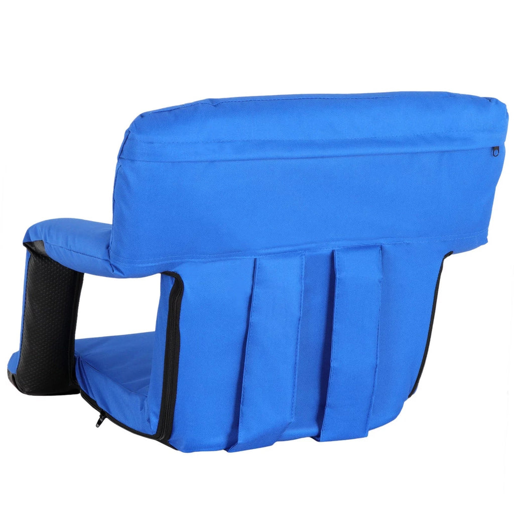 Water-resistant - Tiltable Stadium 10 Positions with Seat ZENSTYLE Durable Blue Cup Holder