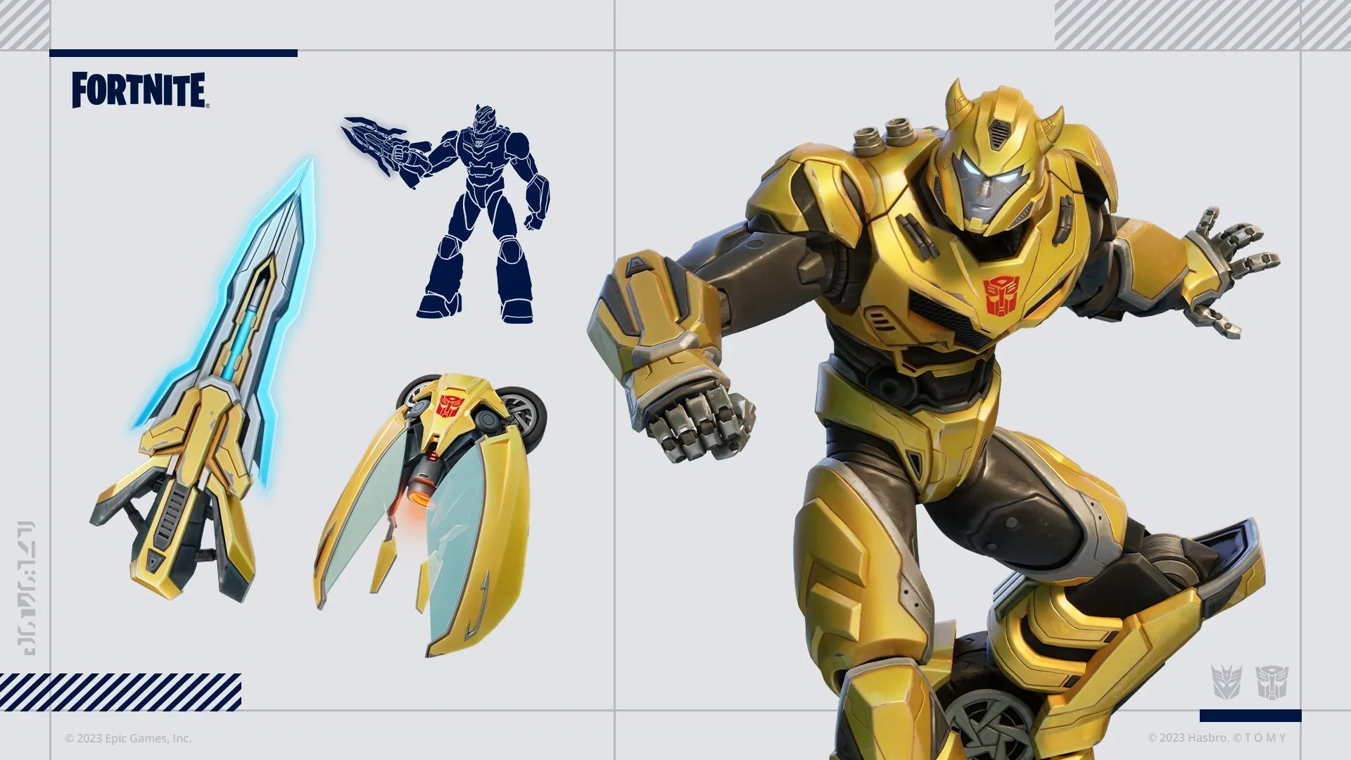 '- PlayStation Transformers Fortnite 4 Pack,