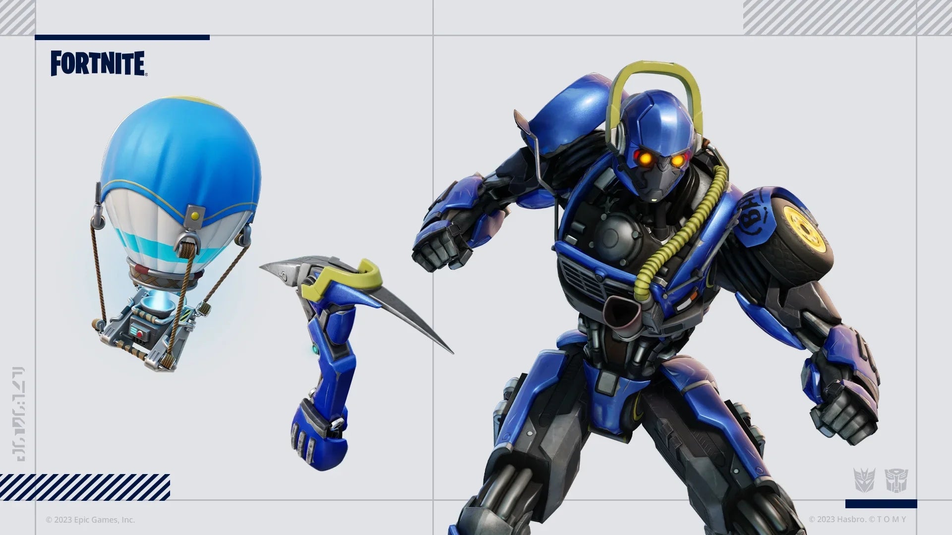 '- PlayStation Transformers Fortnite 4 Pack,