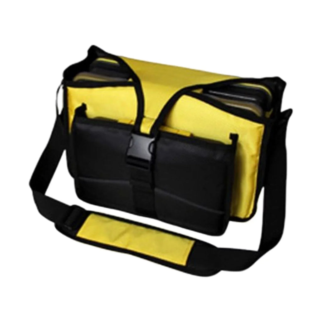 fishing Sea Bag Yellow Bag Tackle Pockets Organizer Fishing Shoulder Case Bag Fishing Hiking Travel for Handbag Tackle Oxford Multiple lures Box