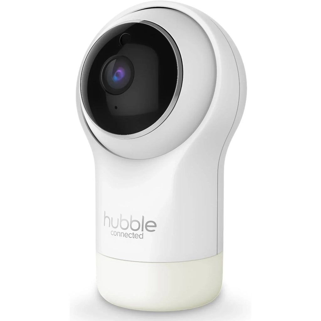 2 HD Connected White Grip with Pal Twin Glow+ in Hubble Cameras, Hubble Nursery Color and Screen,