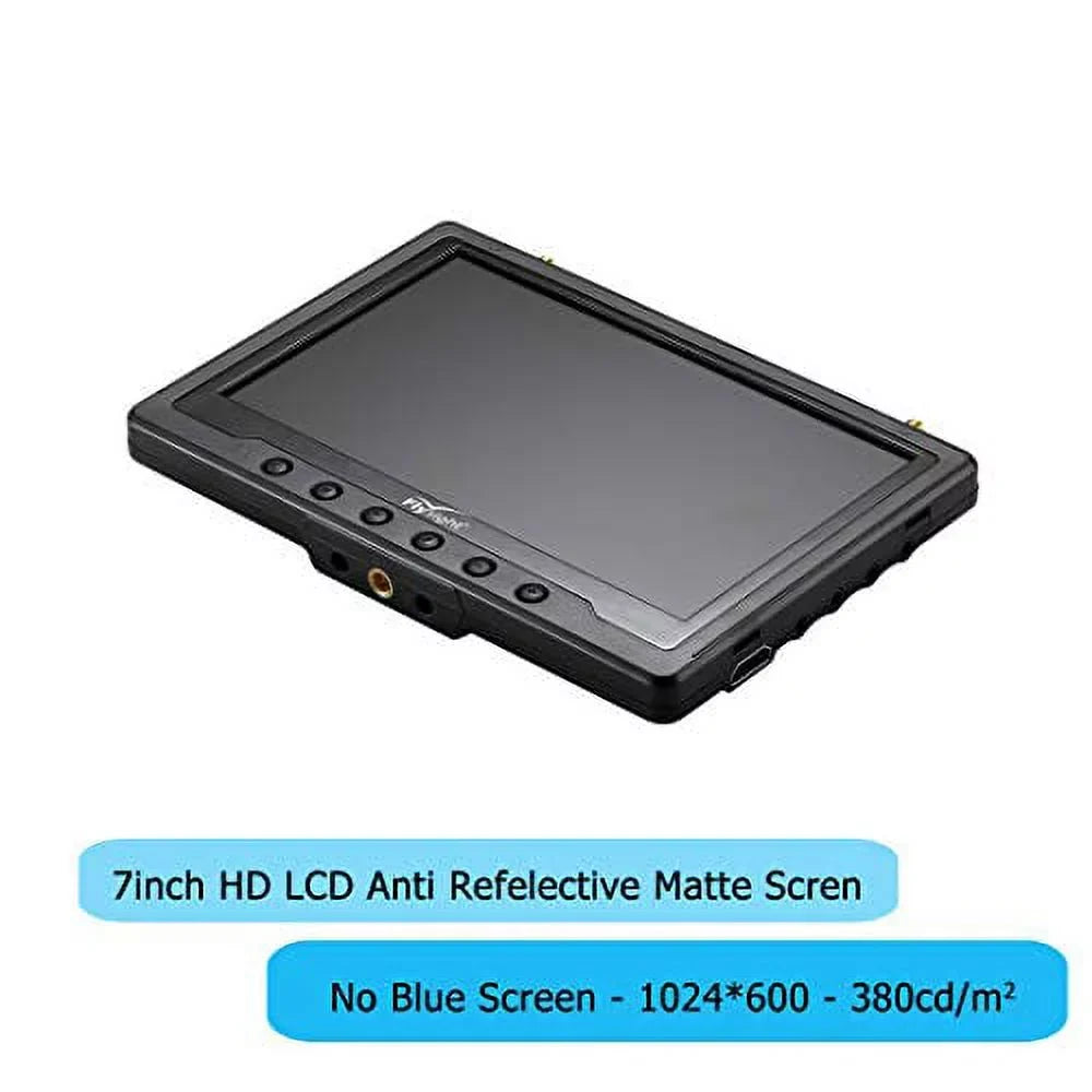 Ground Monitor7 PEARL Inspire RC801 Monitor for DVR DJI FPV Flysight (RC801DSMA) Diversity Monitor Perfect Drone Performance HDMI FPV FPV Phantom FPV Inch with BLACK Monitor 5.8Ghz and