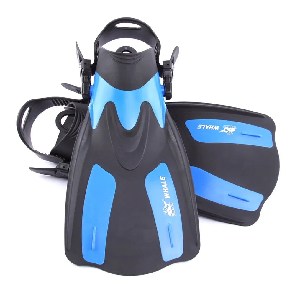 for and Perfect Adjustable Swim Fins WHALE Snorkeling Heel Water