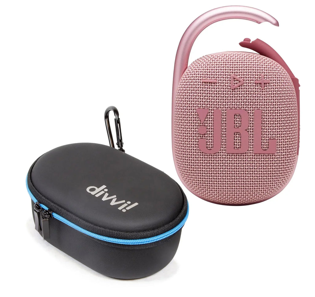 Speaker Pink Kit Clip Bluetooth and 4 divvi JBL Case