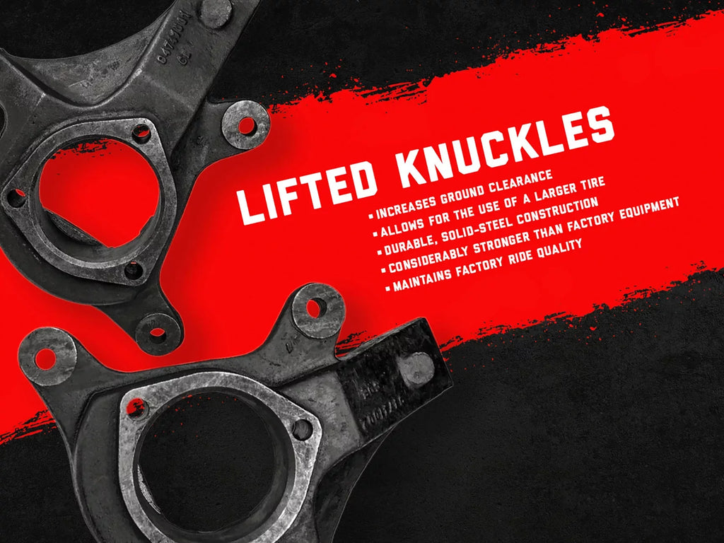 Suspension Lift | 476.20 F150 5" Knuckles | System (fits) Lifted Rough 4WD Shocks 1997-2003 N3 Kit Country |