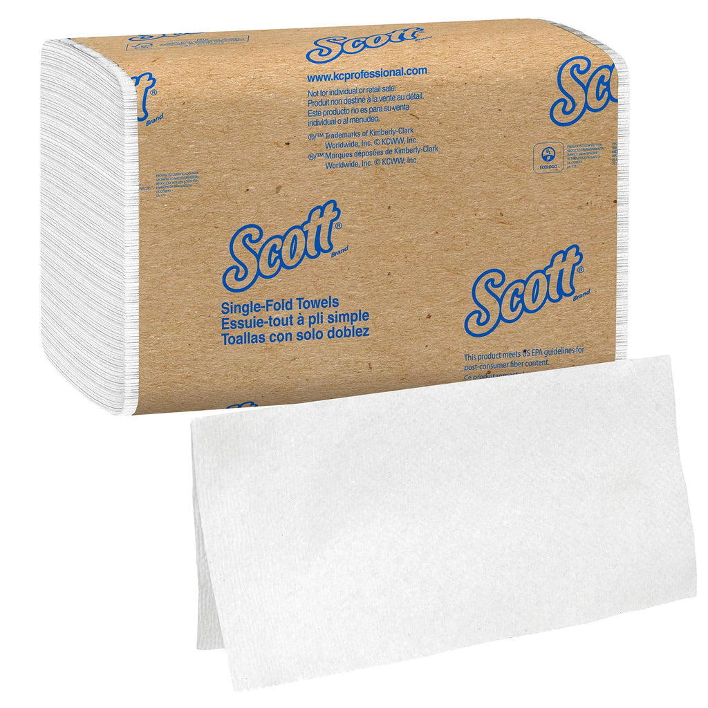 White, / / Affordable (01700), 16 Towels Fold Clip, 250 Paper Paper, Towel Single Clips Towels Case Scott