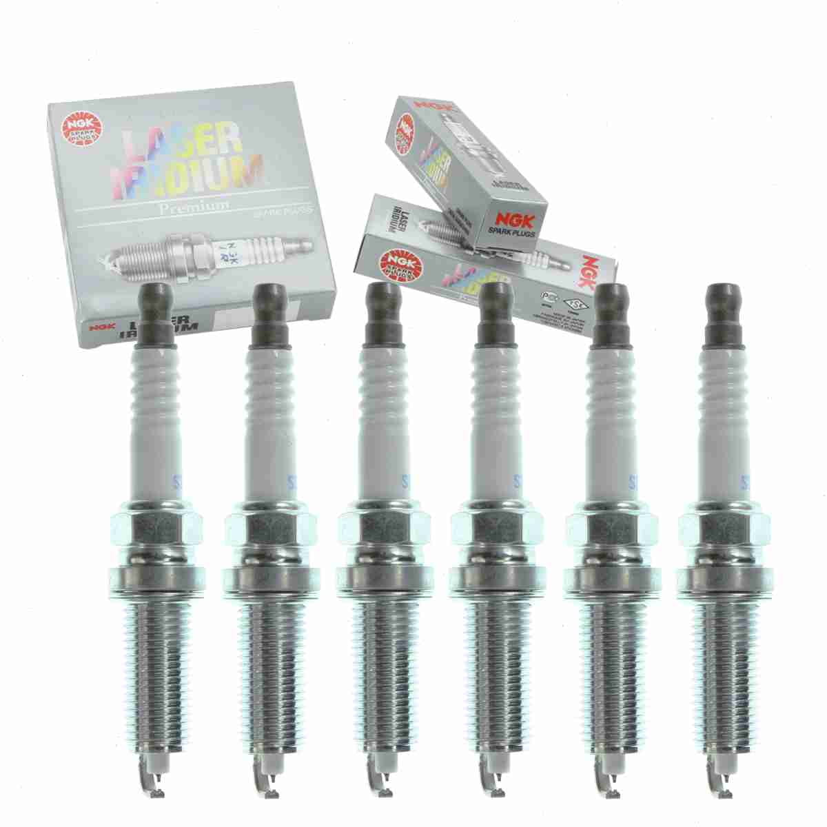 select: 6 Spark Plugs Secondary IXEH22TT 22401AA780 2013-2019 2011-2018 NGK SUBARU pc Fits 93482 Ignition Wire 9694 SUBARU OUTBACK 22401AA781 4712 Iridium FORESTER, for Laser