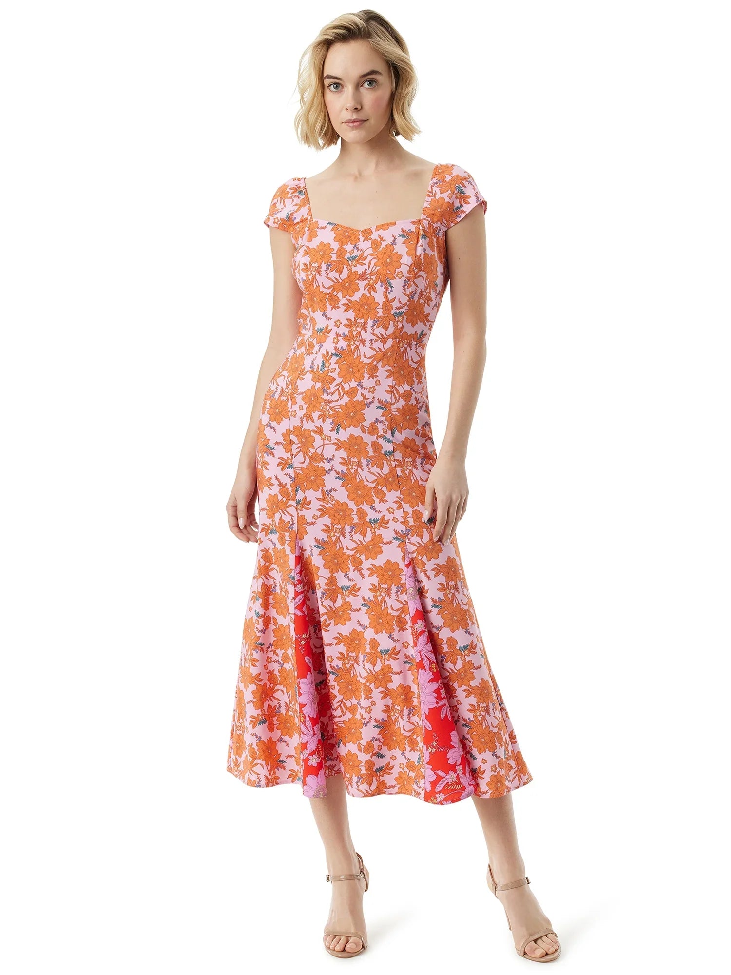 Flare Sleeve Simpson Jessica Women's Cap Dress
