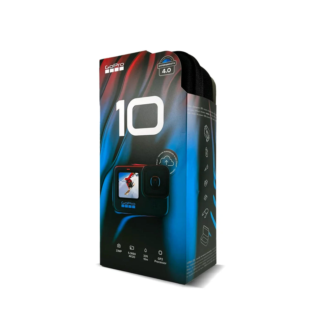High 5.3K, GoPro HERO10 Dynamic Touchscreen, Range Digital Camcorder, Black LCD (HDR),