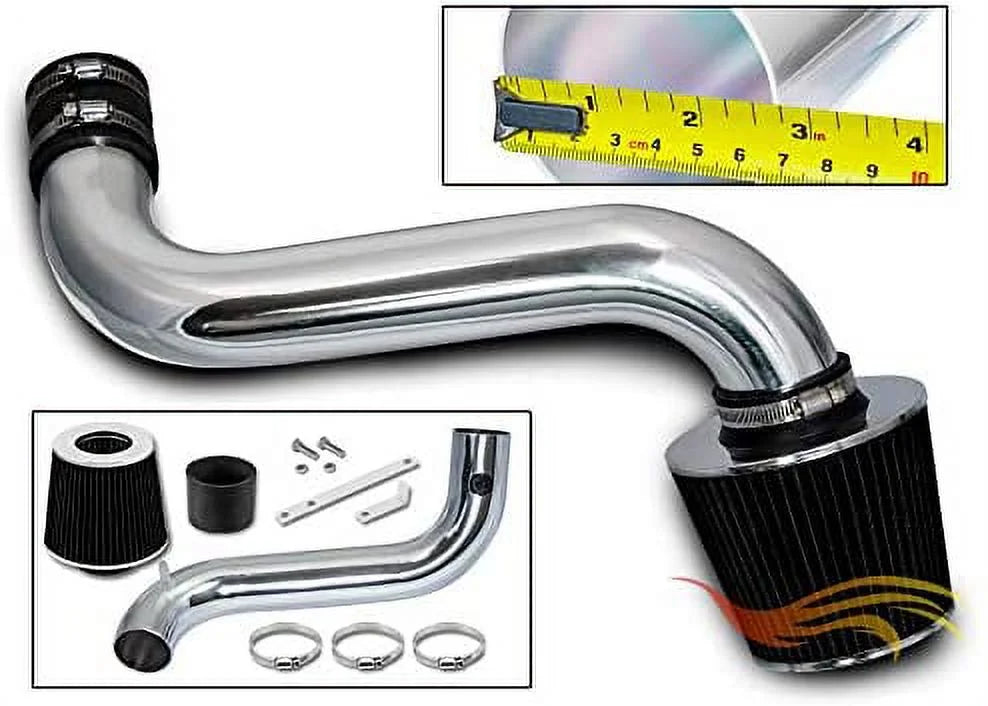 (Vortec Short / 92-95 4.3L Combo 3.4L Kit Rtunes Compatible Filter CPI S10 + only) Ram Engine For Air Chevy Intake BLACK Chevy Racing 92-95 Blazer