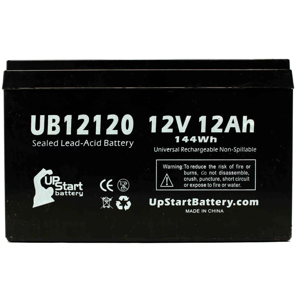 Terminal, SEA-DOO Adapters Includes - F1 12000mAh, Battery to (12V, 12Ah, Replacement UB12120 TWO AGM, - Supercharged Terminal F2 SeaScooter Acid Universal Sealed Lead Battery VS F1 SLA)