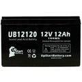 Terminal, SEA-DOO Adapters Includes - F1 12000mAh, Battery to (12V, 12Ah, Replacement UB12120 TWO AGM, - Supercharged Terminal F2 SeaScooter Acid Universal Sealed Lead Battery VS F1 SLA)