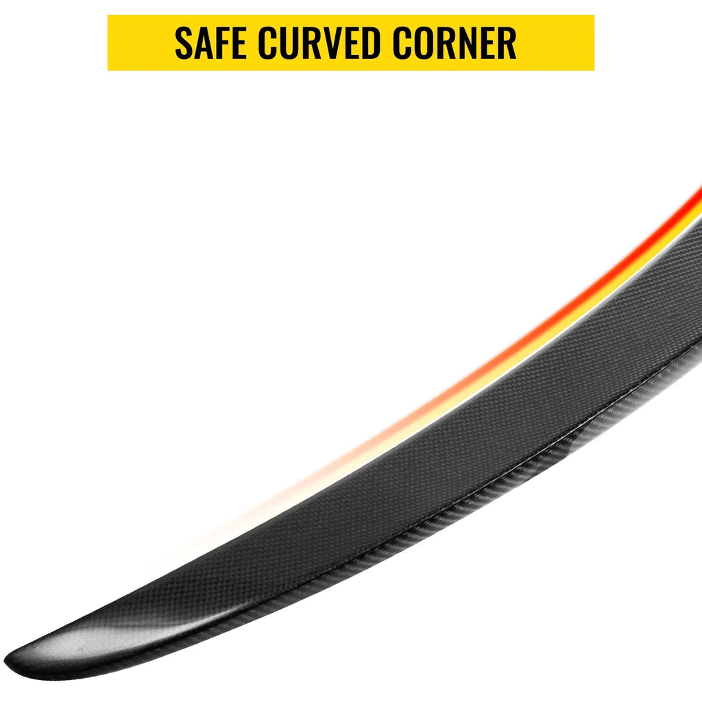Honda Sedan Spoiler Civic VEVOR Wing Replacement Trunk 2011) Style - for ABS Rear 4-Door Boot Lip FRP(2006 MG