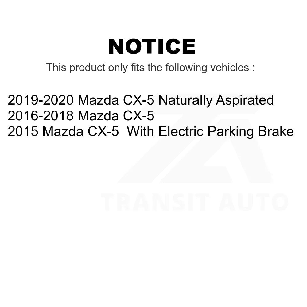 For Brake Pads Mazda CX-5 Front Kit Semi-Metallic Rear KPF-100243
