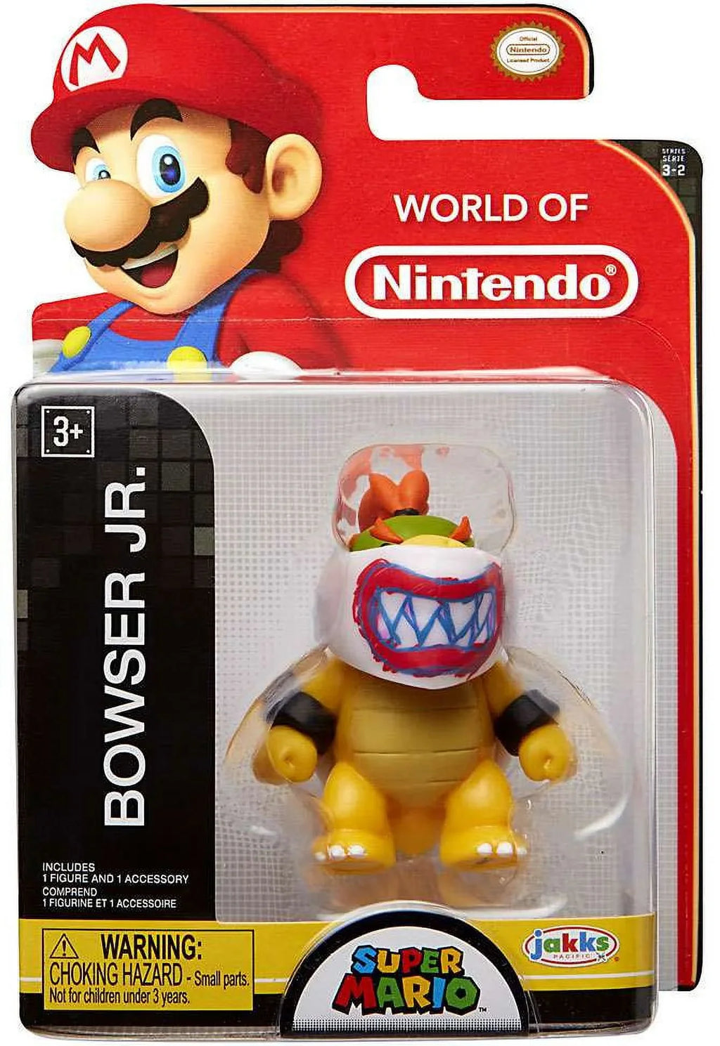 Figure of Wave Mask 17 World Bowser Mini with Nintendo Jr.