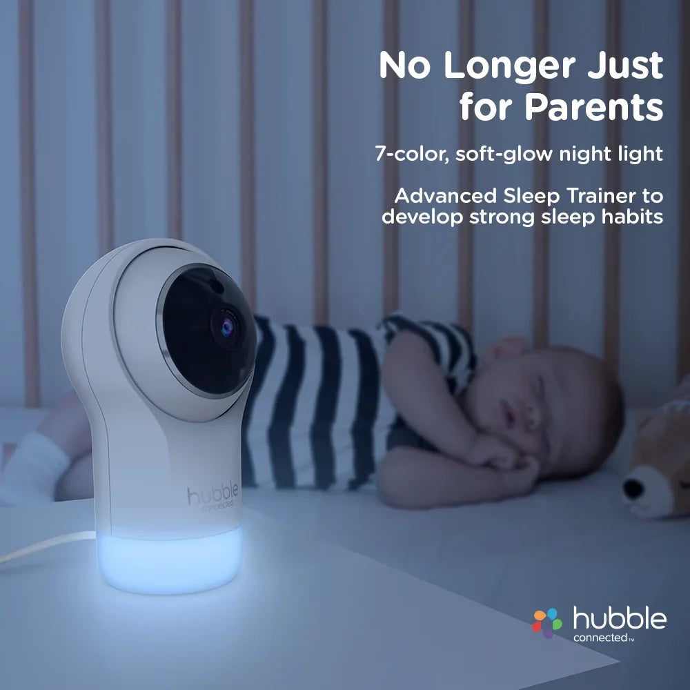 Connect Monitor Pan, Hubble Baby Wi-Fi Pal Zoom with Glow, Tilt, Function and Nursery