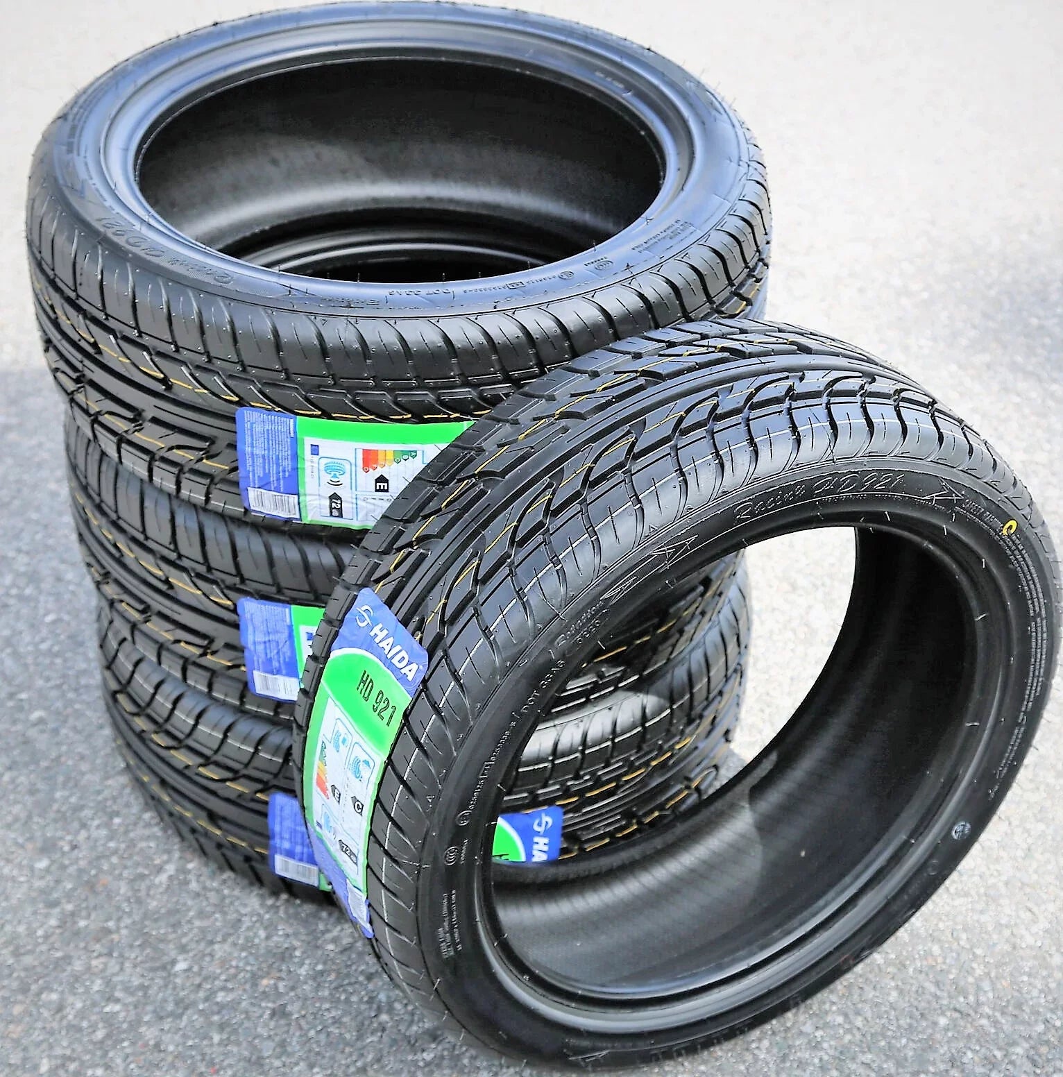 of HD921 Fiat Performance (FOUR) 2013-18 Set XL Abarth, 500 Haida Racing 2012 Cabrio 195/45R16 84V 500 Tire 4 Fits: Abarth Fiat