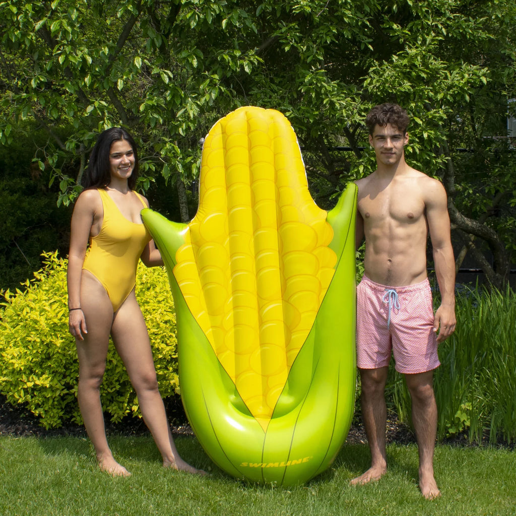 Pool Green Swim and on Corn Float the 68" Swimming Cob Yellow Central