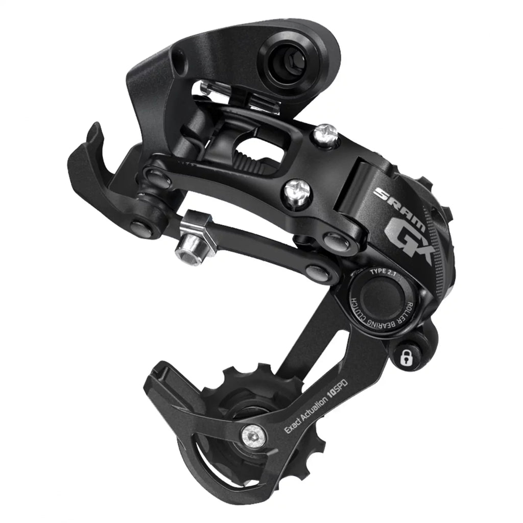 Speed, - Derailleur GX 10 Black SRAM Rear Medium Cage,