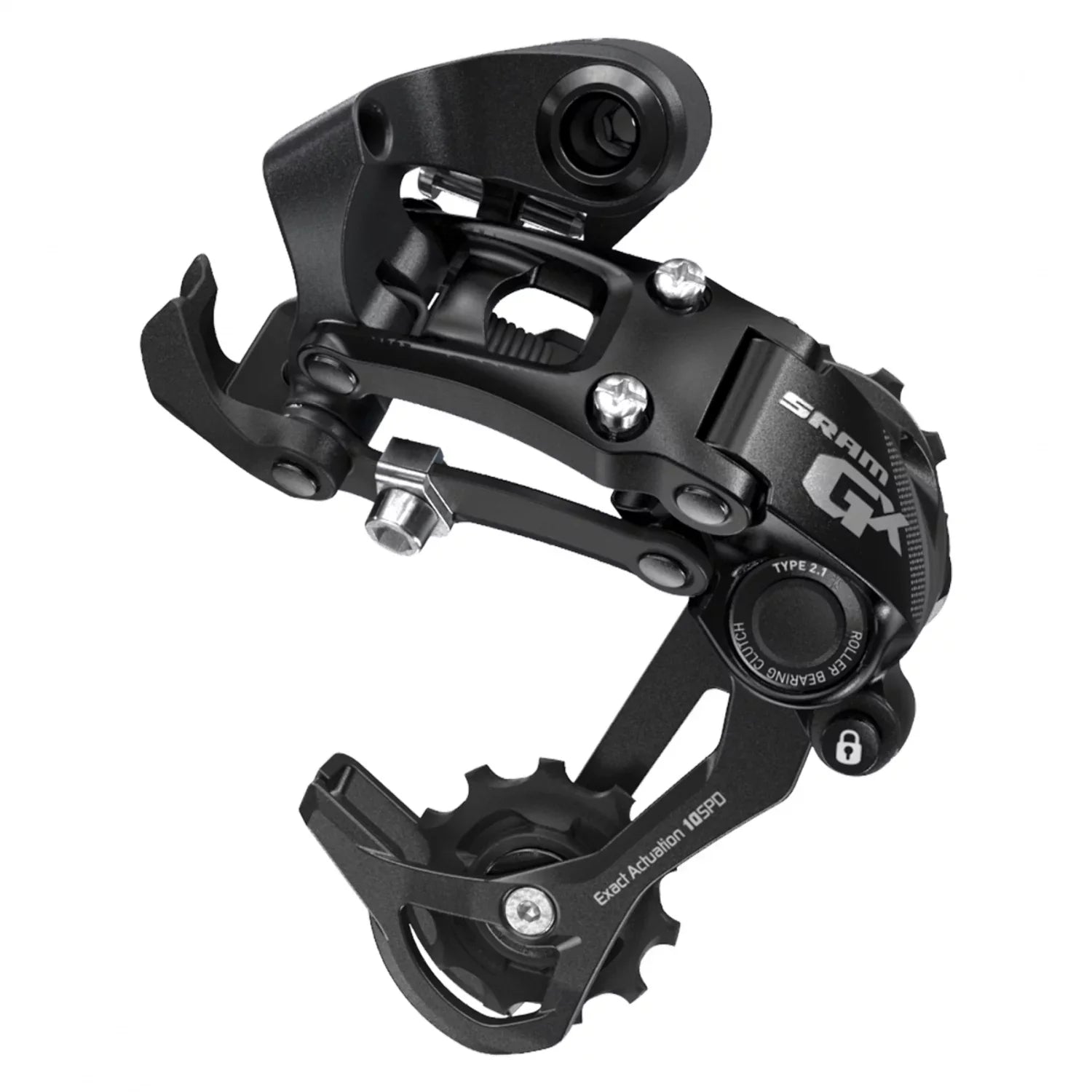 Speed, - Derailleur GX 10 Black SRAM Rear Medium Cage,